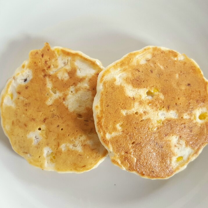 離乳食後期 ツナとコーンのパンケーキ レシピ 作り方 By 農家の嫁 楽天レシピ 離乳食後期 ツナとコーンのパンケーキ レシピ 作り方 By 農家の嫁 楽天レシピ